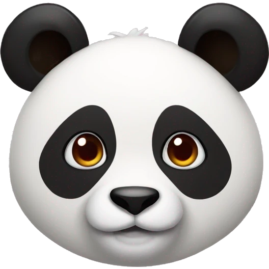 Heart panda emoji
