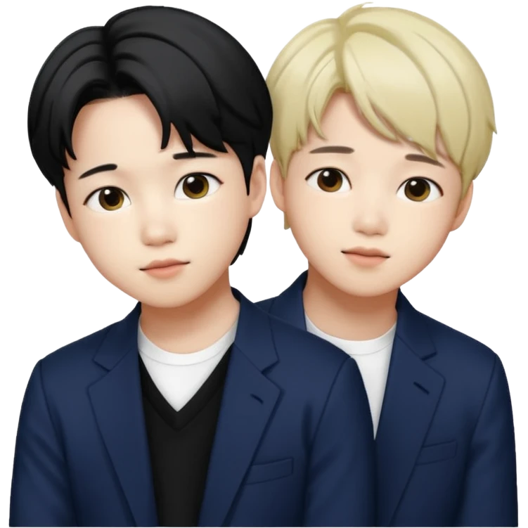 BTS Jimin with BTS Suga emoji