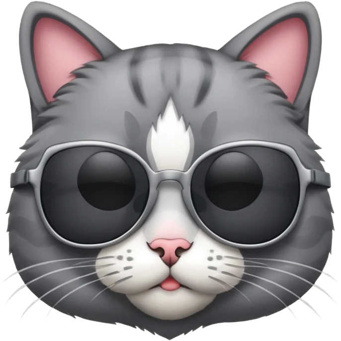 Cat wearing sunglasses emoji