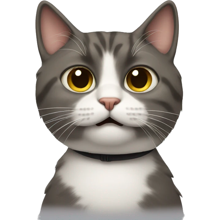 cat wearing a fake mustache emoji