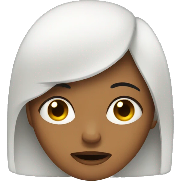Woman Sweet crying emoji