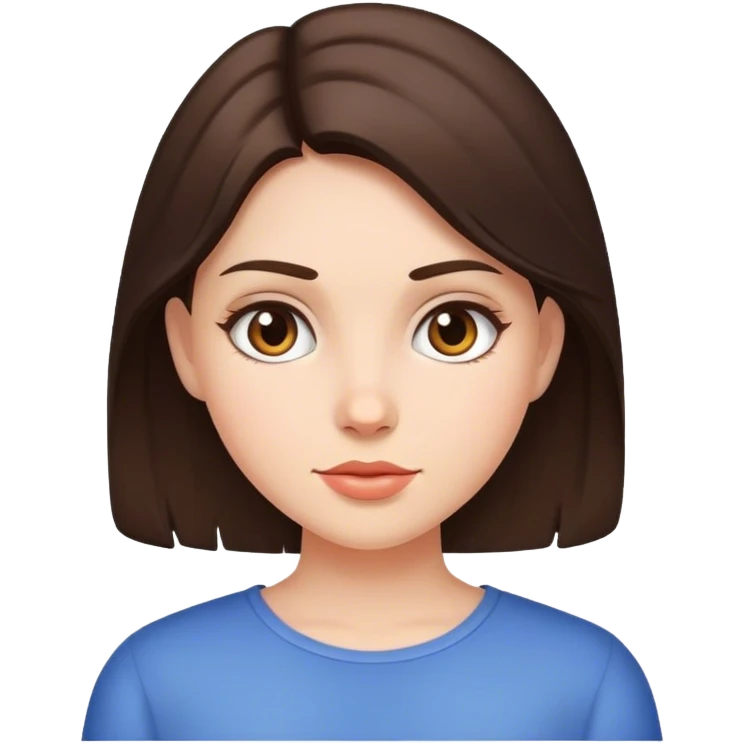 Girl brunette  emoji