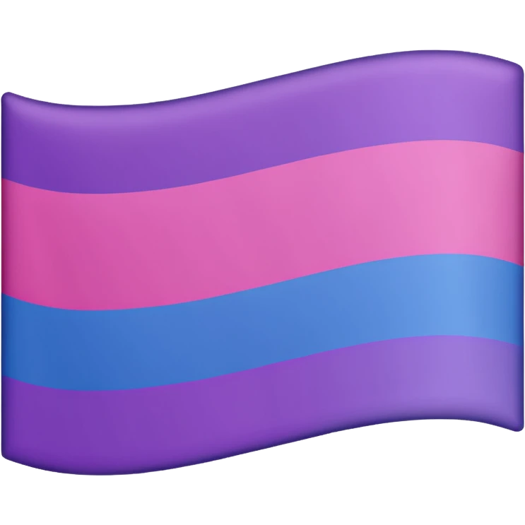 A bisexual flag emoji