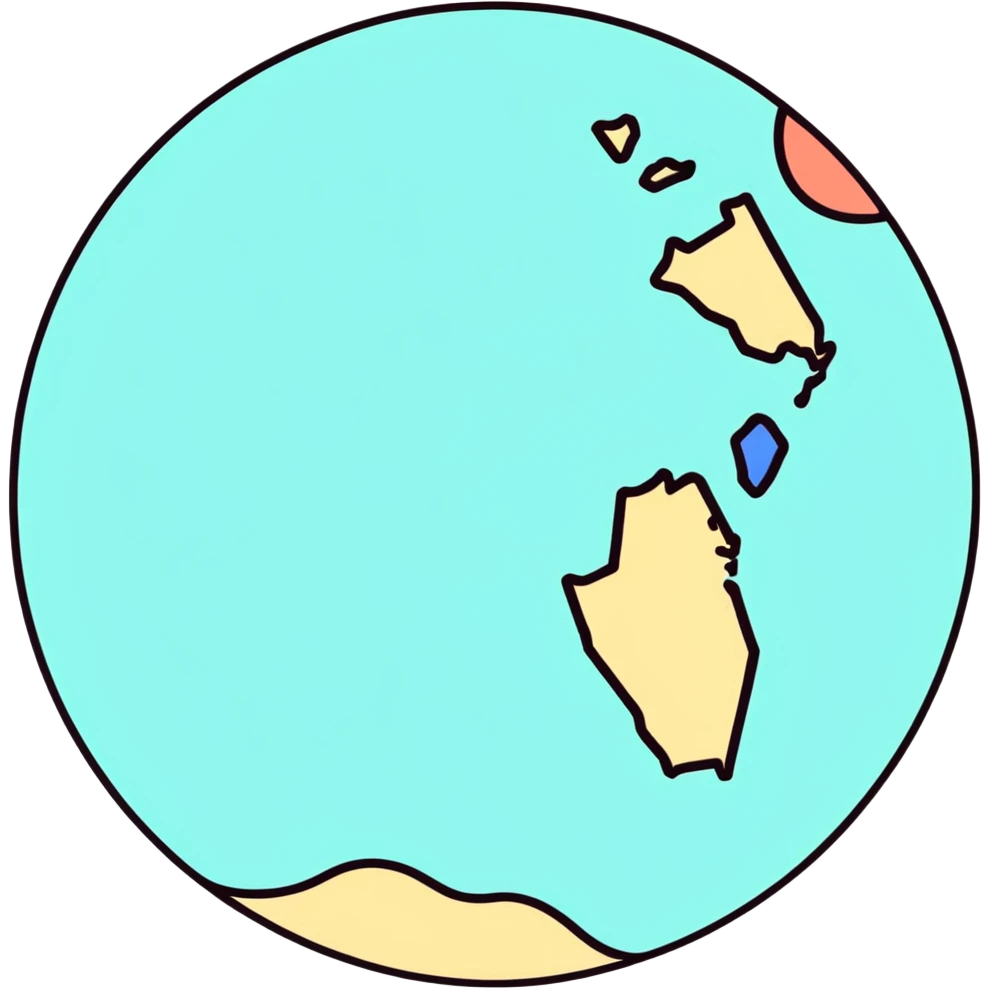 Vacations blue in Hawaii  emoji