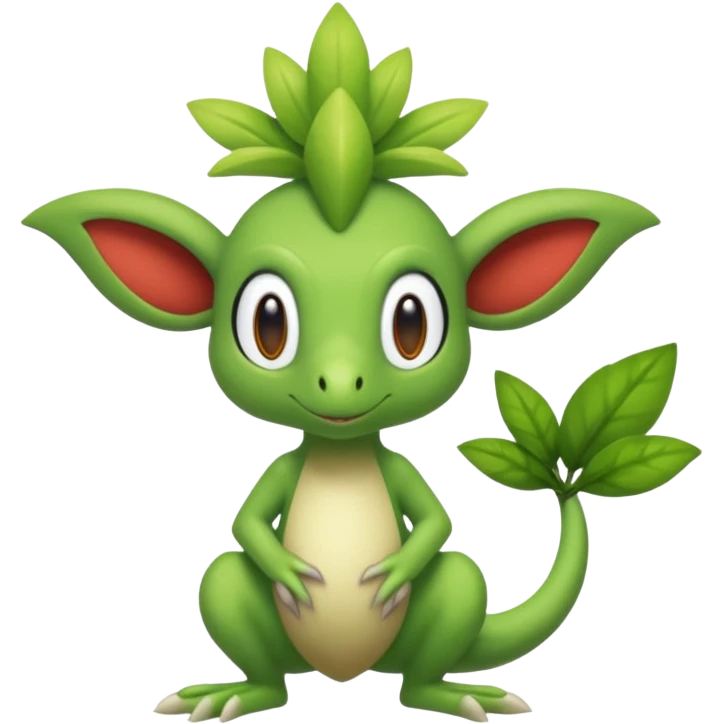  Fey Toony Sprigatito-Grookey-Grovyle-Shaymin-fusion-hybrid emoji