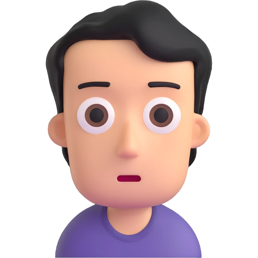 confused man emoji