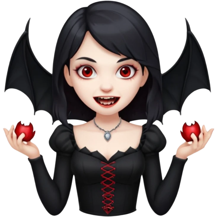 Cute Vampire girl emoji