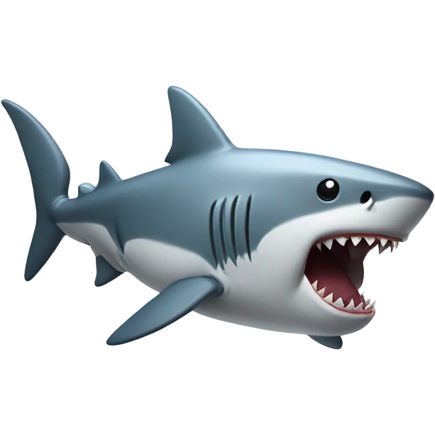 Shark boxing emoji