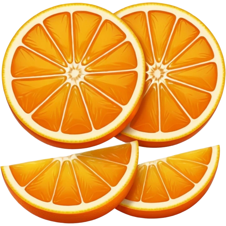 Orange Cut Fruit emoji