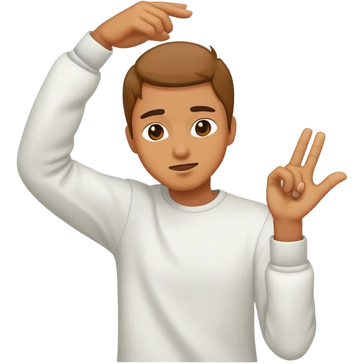human dabing  emoji