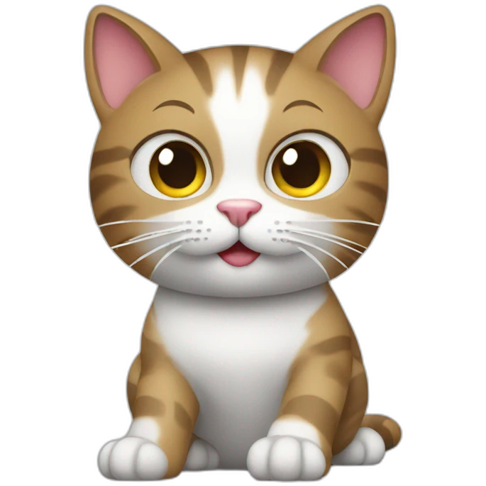 cat designing using IMac emoji