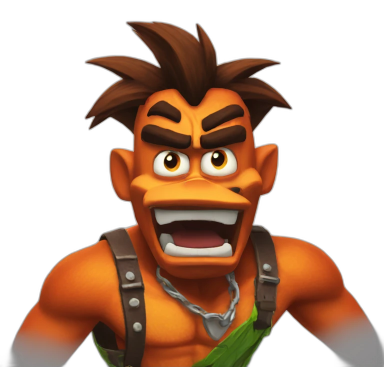 crash bandicoot angry emoji