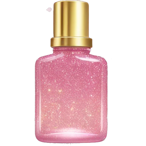 Fairy light pink perfume glitter emoji