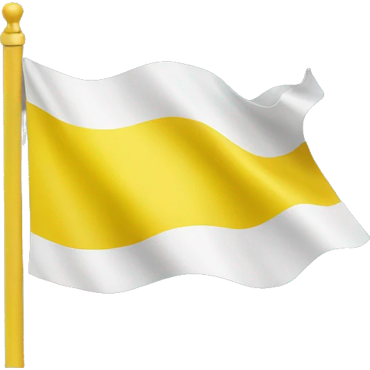 Yellow colour flag  emoji