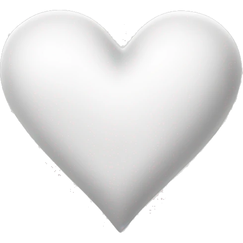 White heart outlne  emoji