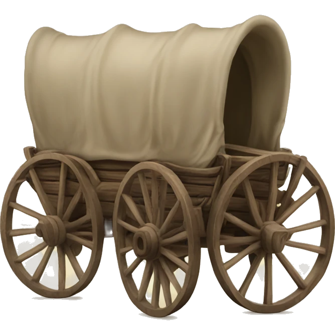 Oregon trail wagon emoji