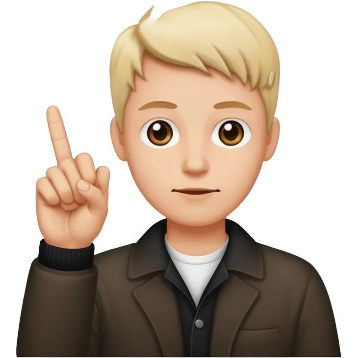 Person with the middle finger  emoji