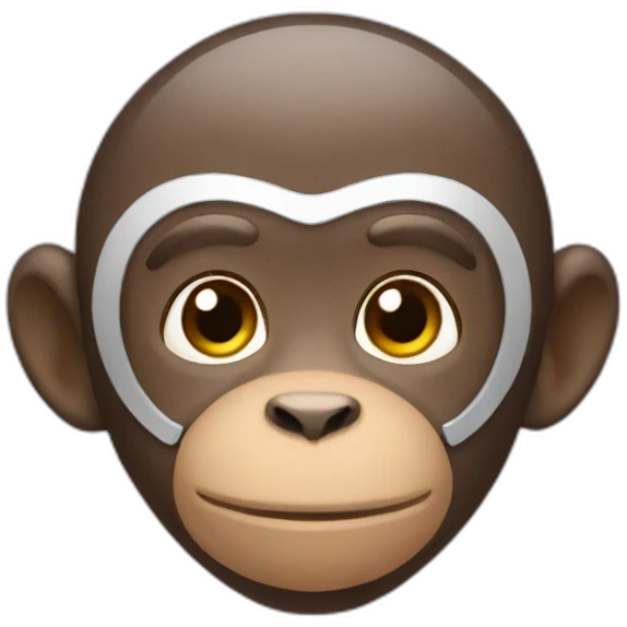 make-up monkey emoji