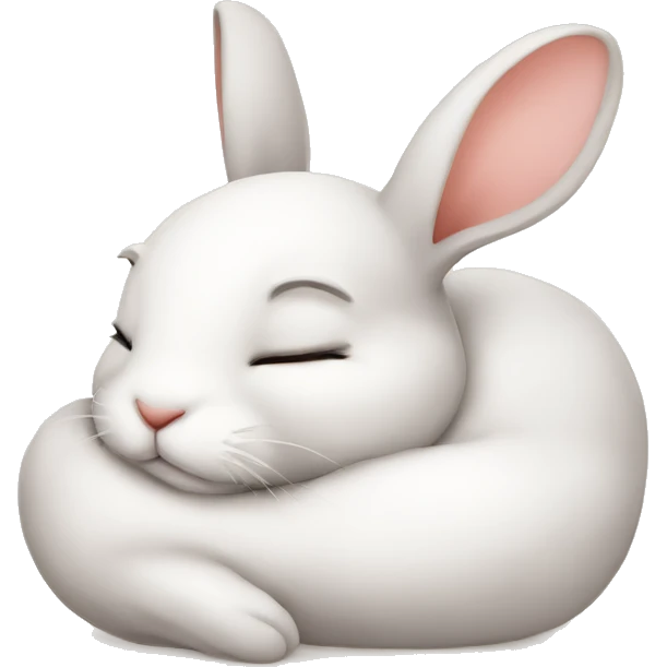 rabbit sleep emoji