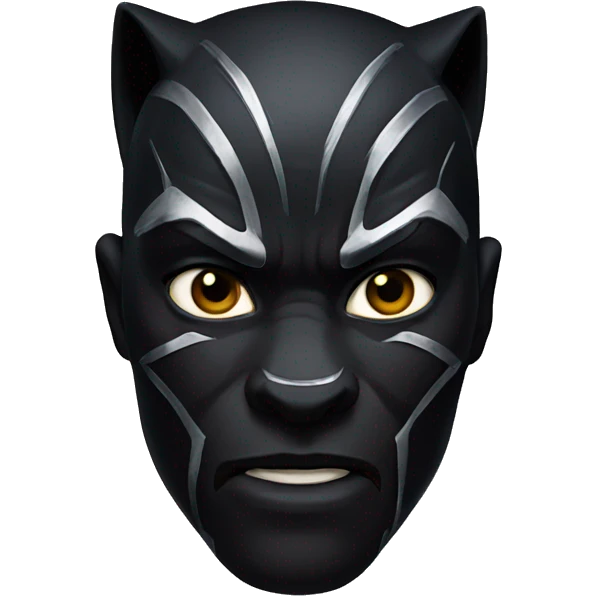 Black panther haunting-Face emoji
