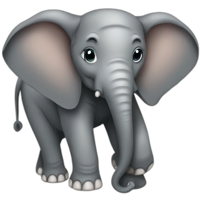 elephant try programming emoji