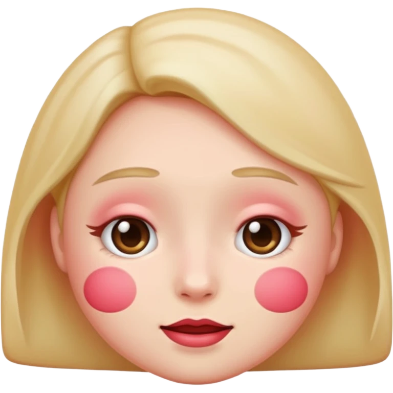 Make a blushed cheeks emoji  emoji