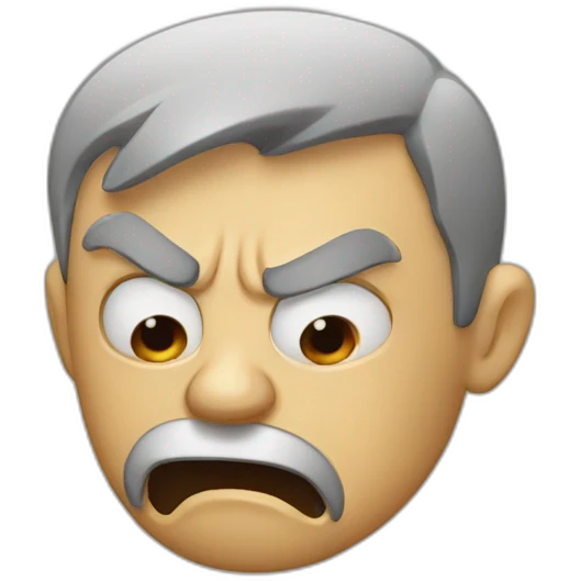 angry person emoji