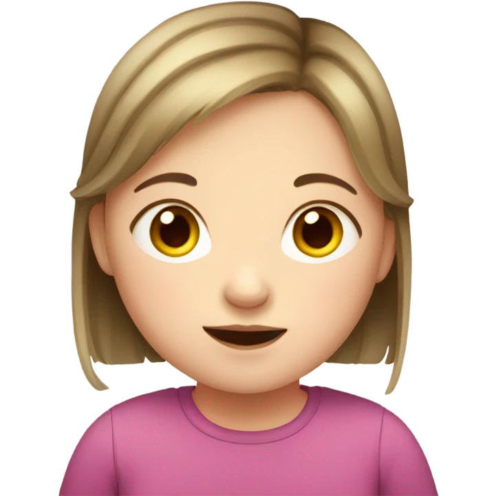 Girl with Down’s syndrome  emoji