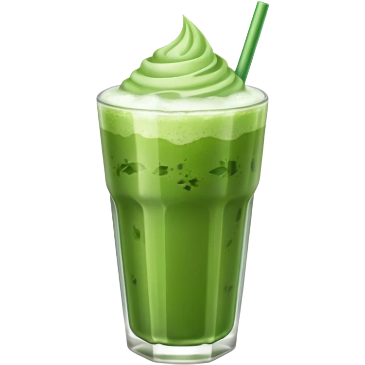 iced matcha  emoji
