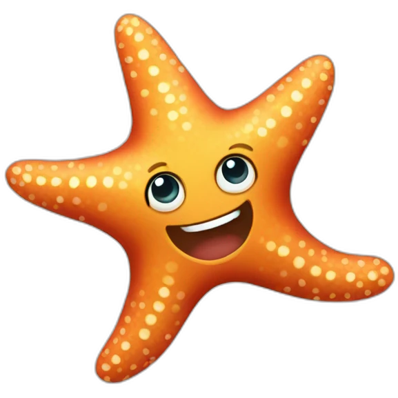 funny starfish emoji