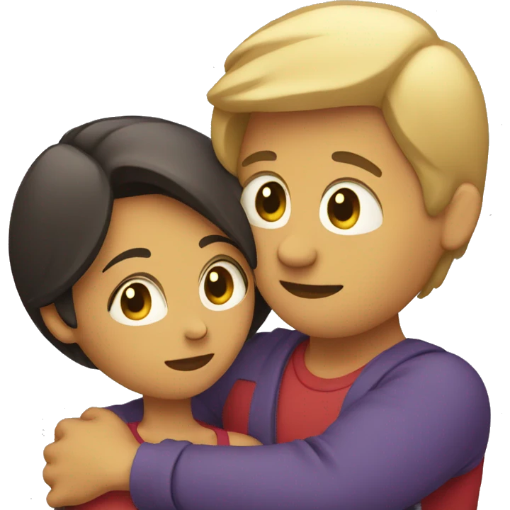 Couple hugging  emoji