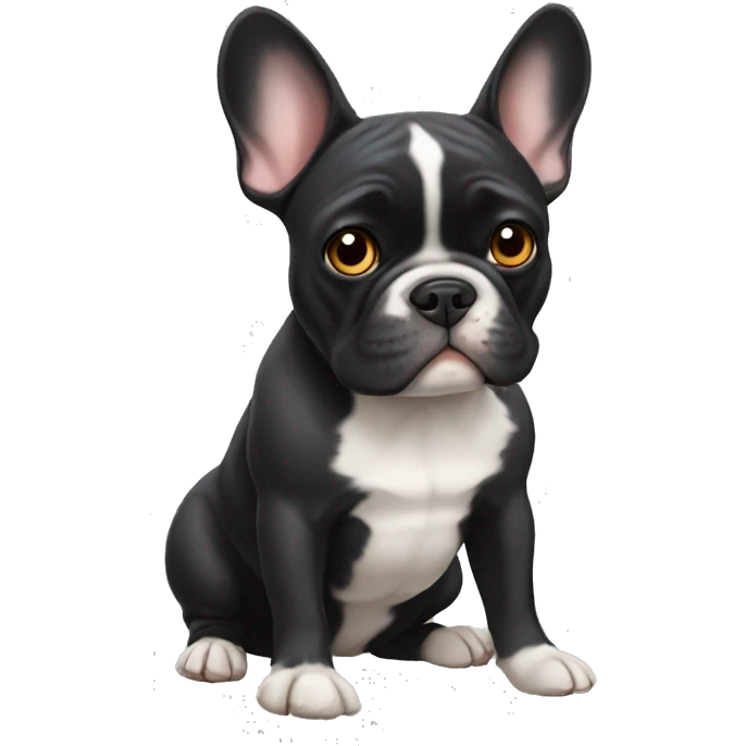 french bulldog  emoji