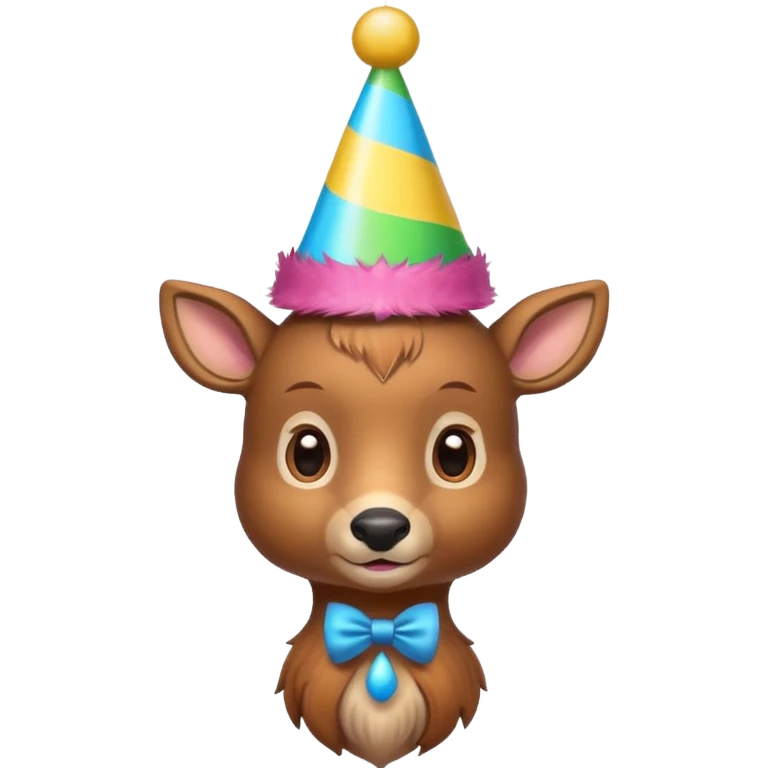 Birthday deer emoji