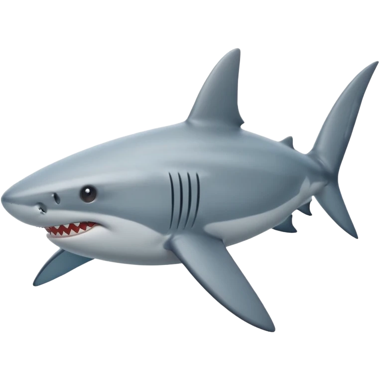 shark, front view emoji