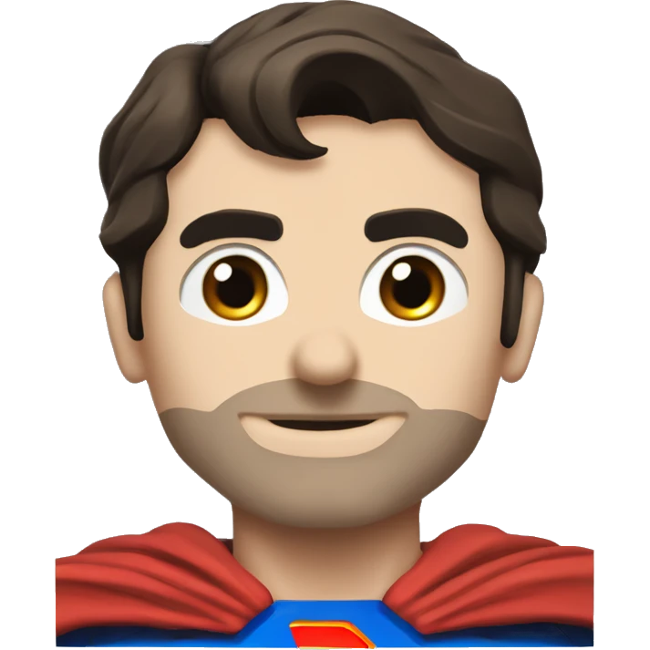 superman with chest writing of infra and custom face that i upload emoji