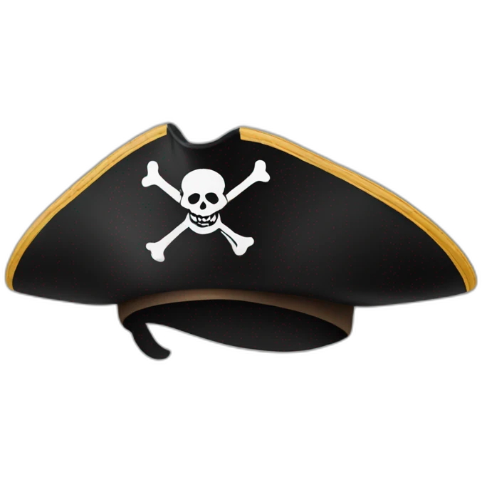 Pirate hat only hat emoji