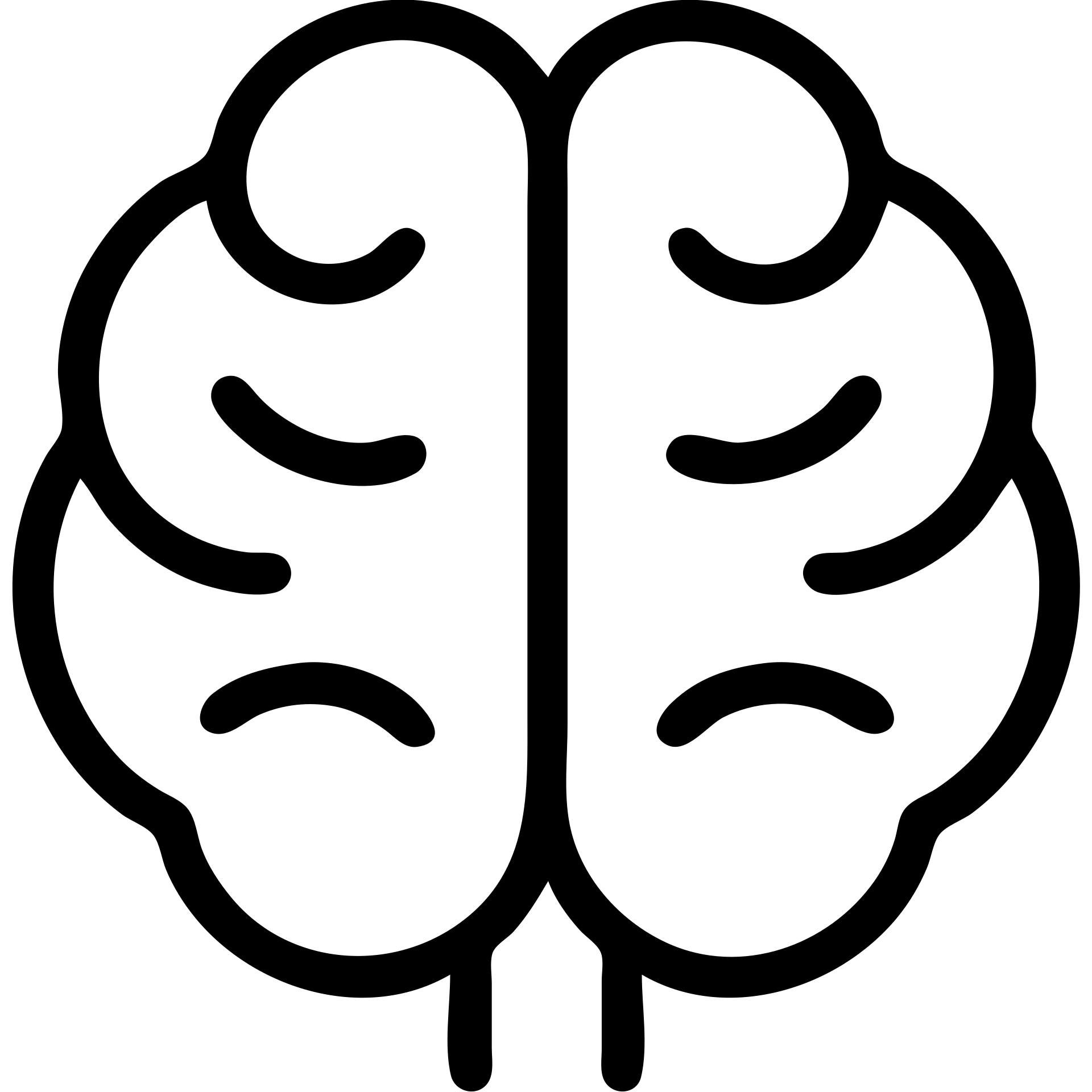 smooth brain, minimalistic style, simple icon, minimal details, clean and clear emoji