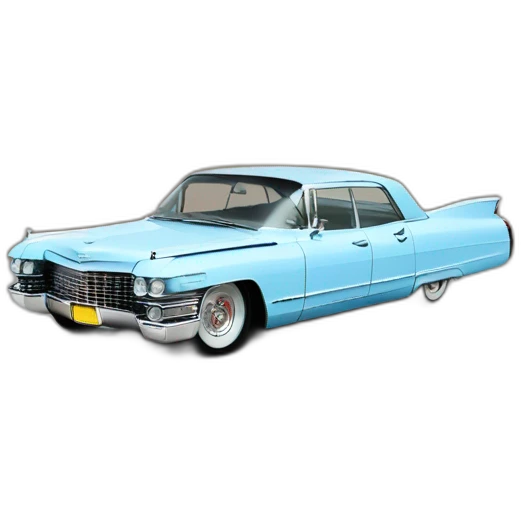 1962 Baby Blue Cadillac Sedan DeVilles emoji