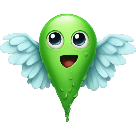 Germ with wings emoji