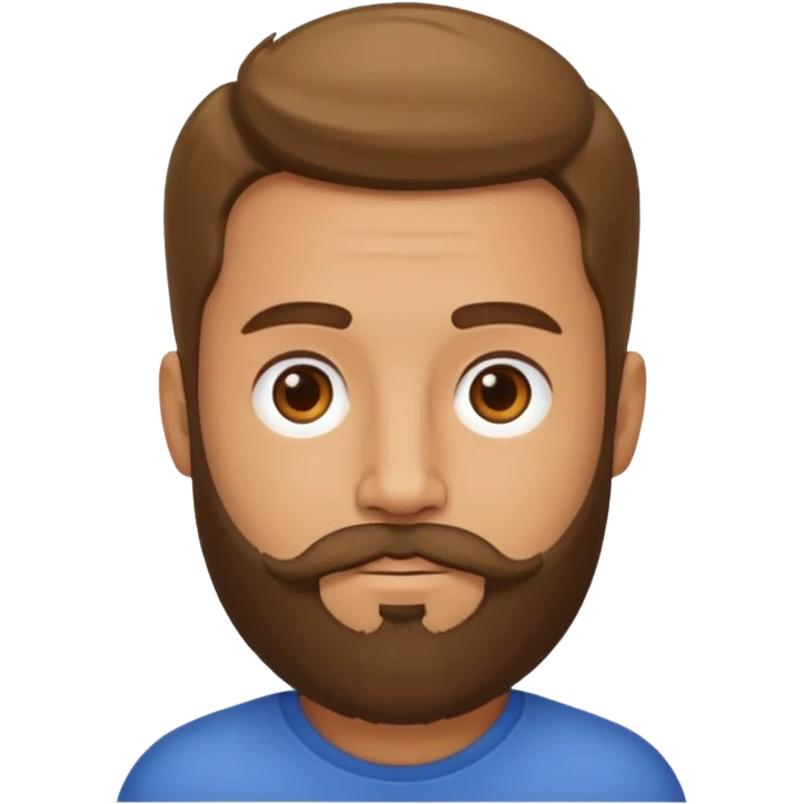 man with goatie beard emoji