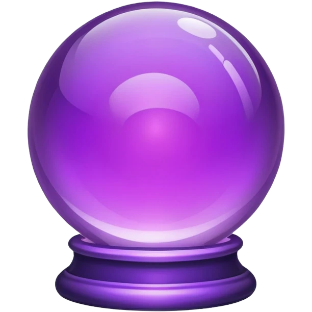 purple crystal ball emoji