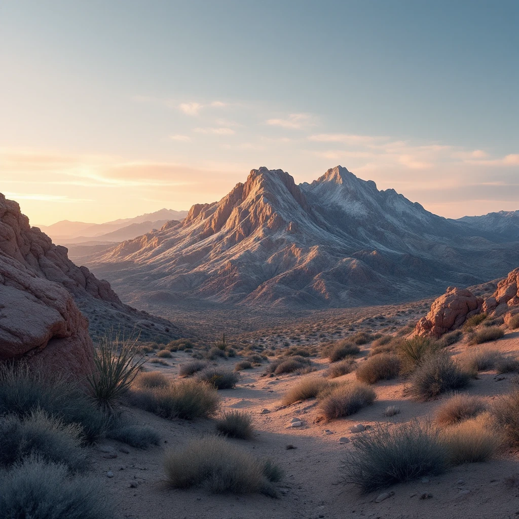A modern desert mountain, wallpaper, modern emoji