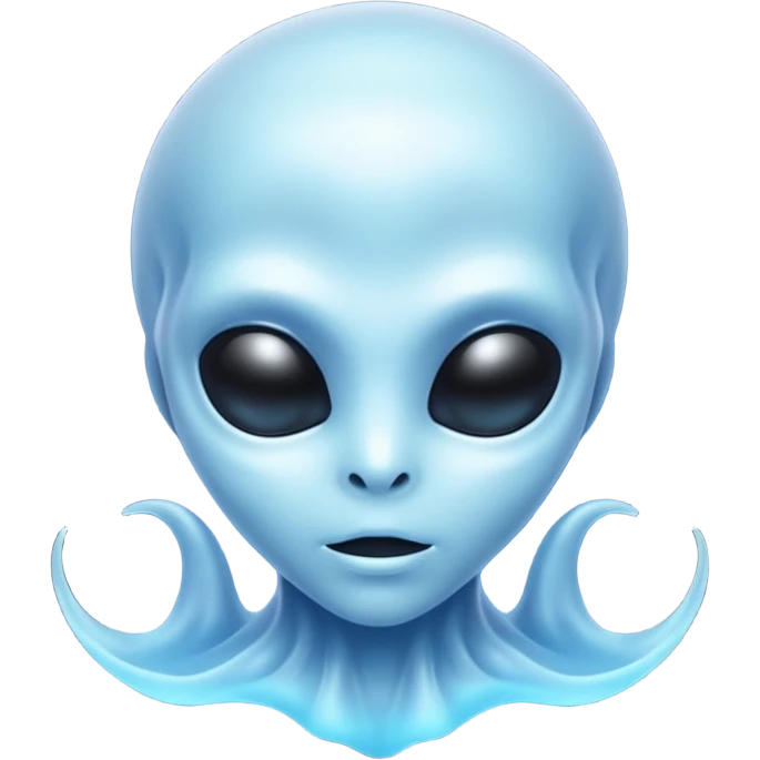 Alien ghost emoji