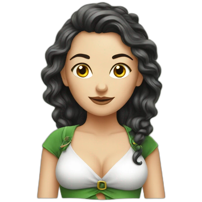 Sexy Irish woman emoji