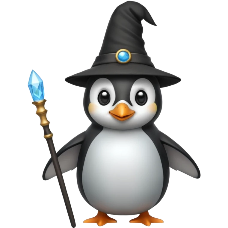 Penguin Wizard emoji