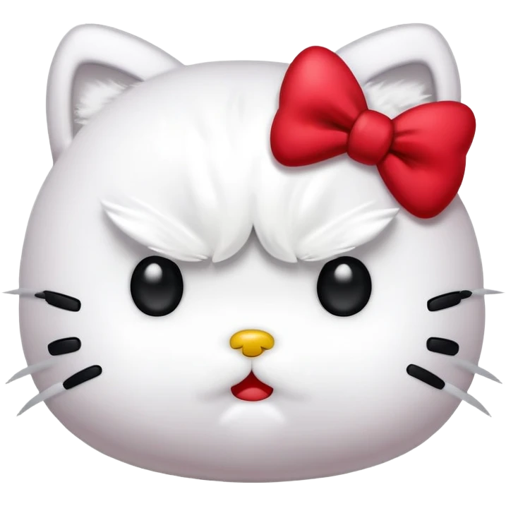 angry hello kitty emoji
