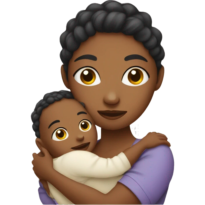 mum and baby cuddles  emoji