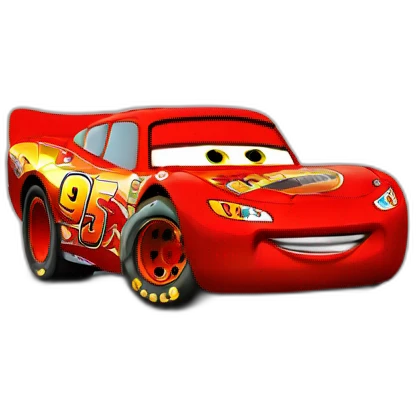 Lightning MCQUEEN With the number 95  emoji