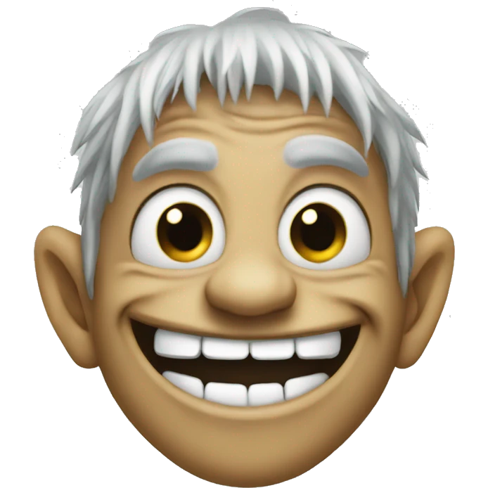 Troll face meme emoji