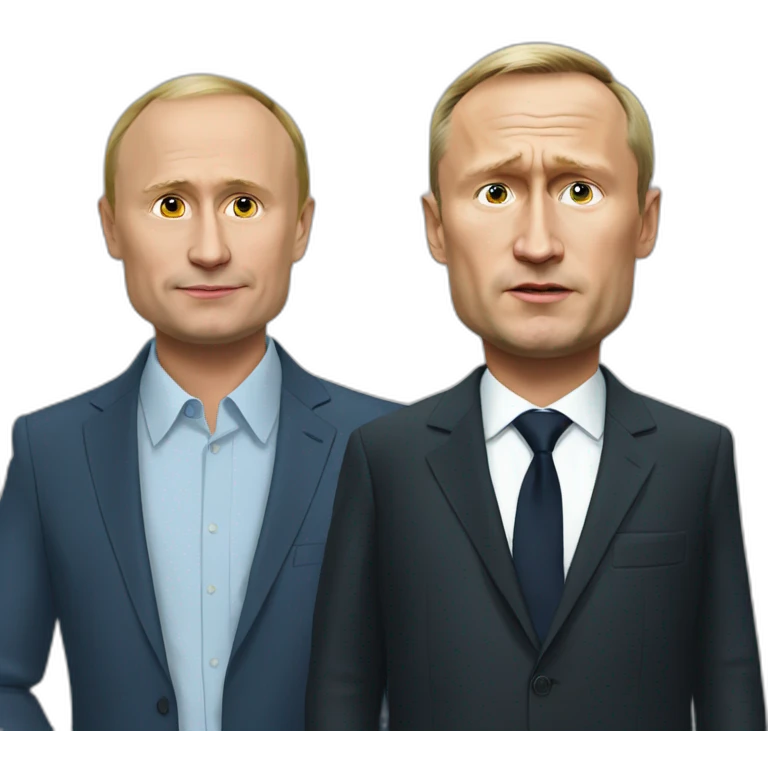 Putin with Navalny emoji